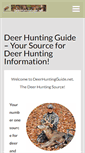 Mobile Screenshot of deerhuntingguide.net